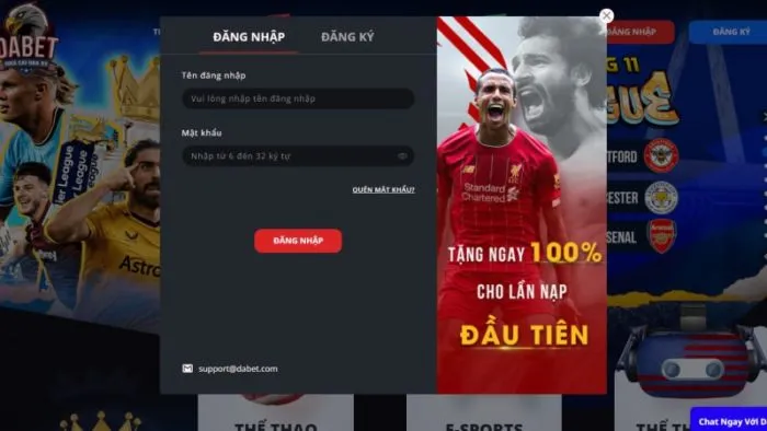 Đăng nhập Dabet để tận hưởng những giá trị hấp dẫn